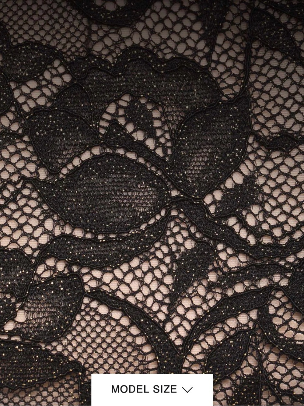 Popilush All-Lace Hourglass Side Slit Midi Dress - Picture 6 of 8
